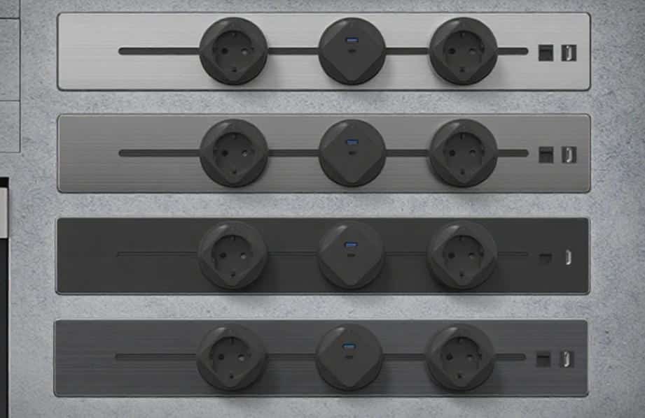 1m Surface Mount Power Track
